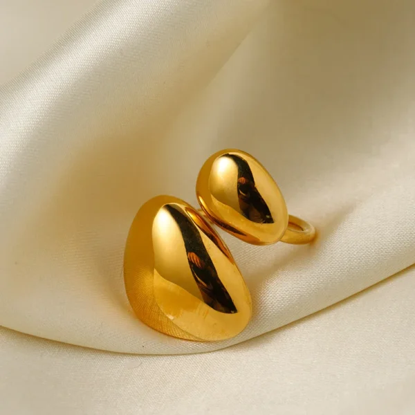Double Mist Statement Ring for Women