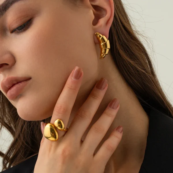 Double Mist Statement Ring for Women - Image 3