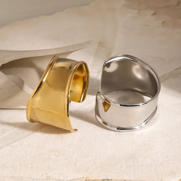 Punk Vintage Cuff Bracelet – Edgy Grunge-Inspired Jewelry - Image 3