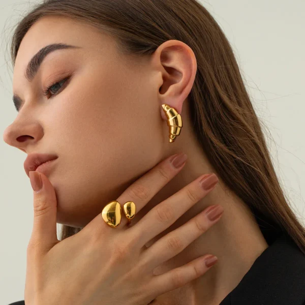 Double Mist Statement Ring for Women - Image 2